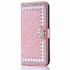 téléphone Coque Pour Apple Coque Intégrale iPhone 14 Pro Max Plus 13 12 11 Mini X XR XS 8 7 Portefeuille Porte Carte Strass Couleur Pleine Dur faux cuir miniinthebox