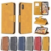 téléphone Coque Pour Apple Coque Intégrale Étui en cuir Wallet iPhone 14 Pro Max Plus 13 12 11 Mini X XR XS 8 7 Portefeuille Porte Carte Clapet Couleur unie Dur faux cuir miniinthebox