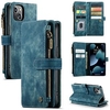 téléphone Coque Pour Apple Coque Intégrale Wallet iPhone 14 Pro Max 13 12 11 Pro Max Mini X XR XS 8 7 Plus Avec Support fermeture Éclair Antichoc Rétro Couleur Pleine faux cuir miniinthebox