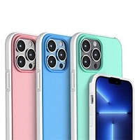 téléphone Coque Pour Apple Série Classique iPhone 13 12 11 Pro Max X XR XS Max Coque Anti-Chocs Etanche à la Poussière Résistance aux chutes aux quatre coins Couleur Pleine TPU PC miniinthebox