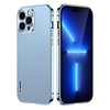téléphone Coque Pour Apple Série Classique iPhone 13 Pro Max 12 11 Coque Anti-Chocs Ultrafine Anti-rayures Couleur Pleine Acrylique Alliage d