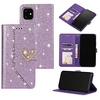 téléphone Coque Pour Apple Wallet iPhone 13 Pro Max 12 11 SE 2022 X XR XS Max 8 7 Magnétique avec dragonne Emplacements pour porte-cartes Brillant faux cuir miniinthebox