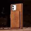 téléphone Coque Pour Apple Wallet iPhone 13 Pro Max 12 11 SE 2022 X XR XS Max 8 7 Portefeuille fermeture Éclair avec dragonne Couleur Pleine faux cuir miniinthebox