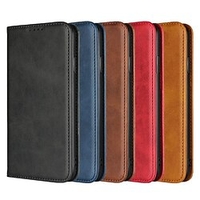 téléphone Coque Pour Apple Wallet iPhone 14 Pro Max 13 12 11 Pro Max Mini X XR XS 8 7 Plus Protection complète du corps Flip magnétique Béquille Rétro Cuir véritable miniinthebox