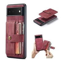 téléphone Coque Pour Google Coque Arriere Pixel 7 Pixel 7 Pro Pixel 6 Pixel 6 Pro Coque Anti-Chocs Magnétique Protection complète du corps Couleur Pleine TPU faux cuir miniinthebox