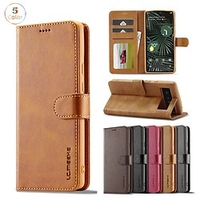 téléphone Coque Pour Google Wallet Pixel 6 Pixel 6 Pro Antichoc Couleur Pleine faux cuir miniinthebox