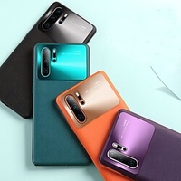 téléphone Coque Pour Huawei Coque Arriere Huawei P30 Huawei P30 Pro Mate 30 Pro Dépoli Couleur unie Caoutchouc Métal miniinthebox