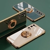 téléphone Coque Pour Samsung Galaxy Coque Arriere A73 A53 A33 S22 Ultra Plus S21 FE S20 A72 A52 A42 Note 20 Ultra Plaqué Anneau de Maintien Mode Couleur Pleine TPU miniinthebox