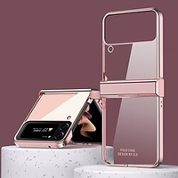 téléphone Coque Pour Samsung Galaxy Coque Arriere Etui folio Retournement Z 4 Portable Plaqué Clair Couleur Pleine PC miniinthebox
