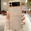 téléphone Coque Pour Samsung Galaxy Coque Arriere Galaxy Z Flip 3 5G Antichoc Etanche à la Poussière Lignes / Vagues TPU miniinthebox