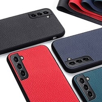 téléphone Coque Pour Samsung Galaxy Coque Arriere S21 Plus S21 Ultra S21 A32 A52 A72 S20 S20 Plus S20 ultra A51 Antichoc Etanche à la Poussière Couleur Pleine Cuir véritable miniinthebox