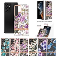 téléphone Coque Pour Samsung Galaxy Coque Arriere S23 S22 S21 S20 Plus Ultra A73 A53 A33 A72 A52 A32 A21s Samsung A13 5G Etanche IMD Translucide Fleur TPU miniinthebox
