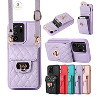 téléphone Coque Pour Samsung Galaxy Coque Arriere S23 S22 S21 S20 Plus Ultra Protection complète du corps Etanche à la Poussière Résistance aux chutes aux quatre coins Couleur Pleine TPU faux cuir miniinthebox