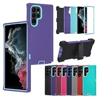 téléphone Coque Pour Samsung Galaxy Coque Arriere S23 Ultra Plus Portable Anti-perdu Résistance aux chutes aux quatre coins Couleur Pleine TPU PC miniinthebox