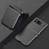 téléphone Coque Pour Samsung Galaxy Coque Arriere Z Flip 3 Antichoc Couleur Pleine Alliage d