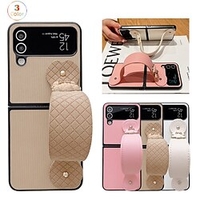 téléphone Coque Pour Samsung Galaxy Coque Arriere Z Flip 4 Z Flip 3 Portable Protection complète du corps Anti-rayures Couleur Pleine TPU PC miniinthebox