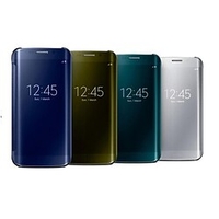 téléphone Coque Pour Samsung Galaxy Coque Intégrale Bord S7 S7 Bord S6 S6 Avec Ouverture Miroir Clapet Couleur Pleine PC miniinthebox
