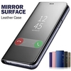 téléphone Coque Pour Samsung Galaxy Coque Intégrale Etui folio A33 S22 S21 S20 Plus Ultra A72 A52 A42 Miroir Mise en veille automatique Anti-rayures Couleur Pleine PC miniinthebox