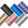 téléphone Coque Pour Samsung Galaxy Coque Intégrale Etui folio S22 S22 Plus Ultra S22 Ultra S21 S21 Ultra Plus S10 S10 Plus A72 A52 A42 A71 Note 20 Ultra Avec Support Plaqué Miroir Couleur Pleine PC miniinthebox