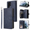 téléphone Coque Pour Samsung Galaxy Coque Intégrale S22 Plus Ultra S22 Ultra A53 A33 S22 Samsung A13 5G Portefeuille Porte Carte fermeture Éclair Couleur Pleine TPU faux cuir miniinthebox
