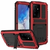 téléphone Coque Pour Samsung Galaxy Coque Intégrale S22 Ultra Plus S21 FE S20 A32 Note 20 Ultra Avec Support Etanche à la Poussière Protection de qualité militaire Couleur Pleine Armure Verre Tremp miniinthebox