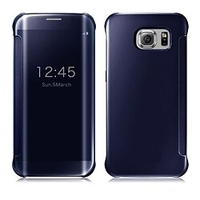 téléphone Coque Pour Samsung Galaxy Coque Intégrale S9 S9 Plus S8 Plus S8 Bord S7 S7 Bord S6 plus Bord S6 S6 S10 Veille / Déverrouillage Automatique Plaqué Miroir Couleur Pleine PC miniinthebox