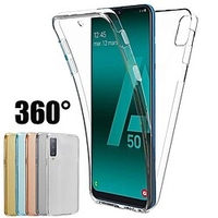 téléphone Coque Pour Samsung Galaxy Coque Intégrale Silicone A6 (2018) A6 (2018) A8 2018 A8 2018 A7 Galaxy A9 (2018) A10 A30 A50 A20 Antichoc Ultrafine Transparente Flexible TPU Silicone miniinthebox