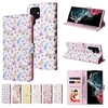 téléphone Coque Pour Samsung Galaxy Coque Intégrale Étui en cuir Wallet S23 S22 S21 S20 Plus Ultra Motif anti-goutte Antichoc Fleur faux cuir miniinthebox