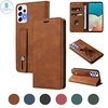 téléphone Coque Pour Samsung Galaxy Etui folio S22 Ultra Plus S21 FE S20 A73 A53 A33 A13 A72 A52 A42 Note 20 Ultra A71 A21s Clapet Magnétique Protection complète du corps Couleur Pleine TPU faux cuir miniinthebox