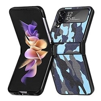 téléphone Coque Pour Samsung Galaxy Etui folio Z Flip 4 Z Flip 3 Etanche Clapet Protection complète du corps Camouflage PC miniinthebox