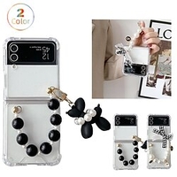 téléphone Coque Pour Samsung Galaxy Etui folio Z Flip 4 Z Flip 3 Portable Clapet Transparente Transparente PC miniinthebox