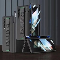 téléphone Coque Pour Samsung Galaxy Etui folio Z Fold 3 Porte-crayons Magnétique Protection complète du corps Couleur Pleine TPU miniinthebox