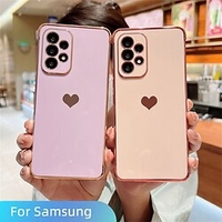 téléphone Coque Pour Samsung Galaxy Série Classique S22 S21 S20 Plus Ultra A53 A33 A13 Plaqué Protection complète du corps Etanche à la Poussière Couleur Pleine TPU miniinthebox