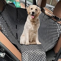 Transporteurs de chiens imperméables arrière arrière pour animaux de compagnie chien housse de siège de voiture tapis hamac protecteur avec ceinture de sécurité transportin miniinthebox