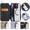 étui de téléphone portefeuille en cuir de luxe pour iphone 14 plus 14 pro max antichoc anti-goutte magnétique magsafe flip cover miniinthebox