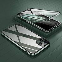 étui magnétique double face pour apple iphone 13 12 11 pro max x xs xr 8 7 plus étuis transparents antichocs pour tout le corps verre trempé transparent miniinthebox