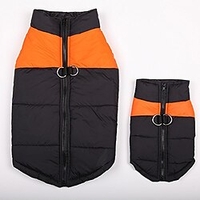 vêtements pour chiens pour petits chiens hiver chiot vêtements pour chiens de compagnie imperméable moyen grand manteau de chien veste (L,  orange) miniinthebox