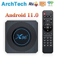 x96 x4 s905x4 amlogic smart rgb lumière tv box android 11 4g 64g 2g16g wifi youtube av1 lecteur multimédia tvbox 8k set top box miniinthebox