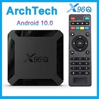 x96q android 10 tv box allwinner h313 2gb 16gb 2.4ghz wifi 4k lecteur multimédia google gaming vidéo 3d smart tv set top box pk h96max miniinthebox