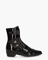 30333 Zwart Dames Enkelboots
