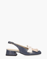 32281 Blauw Dames Slingbackloafers
