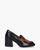 32321 Donkerblauw/Multi Damesloafers
