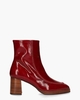 32506 Rood Dames Enkelboots