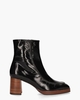 32506 Zwart Dames Enkelboots
