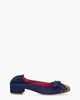 3337 Donkerblauw Damesloafers
