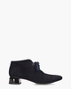 38312 Donkerblauw Dames Veterboots