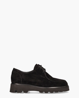 41540 Zwart Dames Veterschoenen