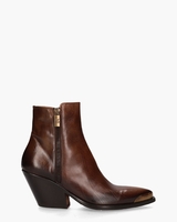 4910 Bruin Dames Enkelboots