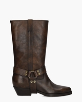 A7165 Zwart/Bruin Damesboots