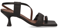 Alohas Asymmetric Straps Zwart Damessandalen